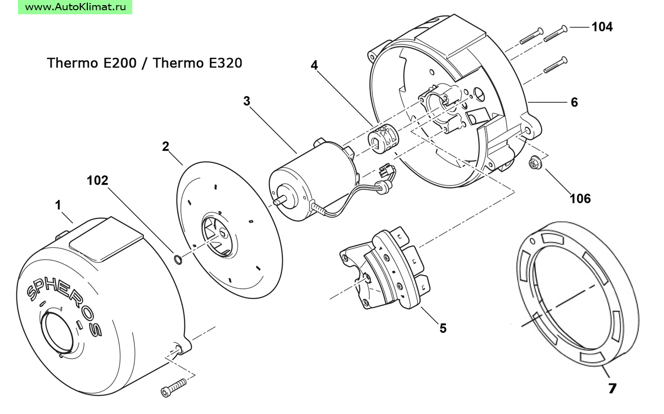 42122100 Штекер 4-pin Thermo E320/E200 - автономный отопитель Вебасто (Webasto) Thermo E320/200