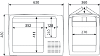 Waeco CoolFreeze CF-50 12/24 110/220В